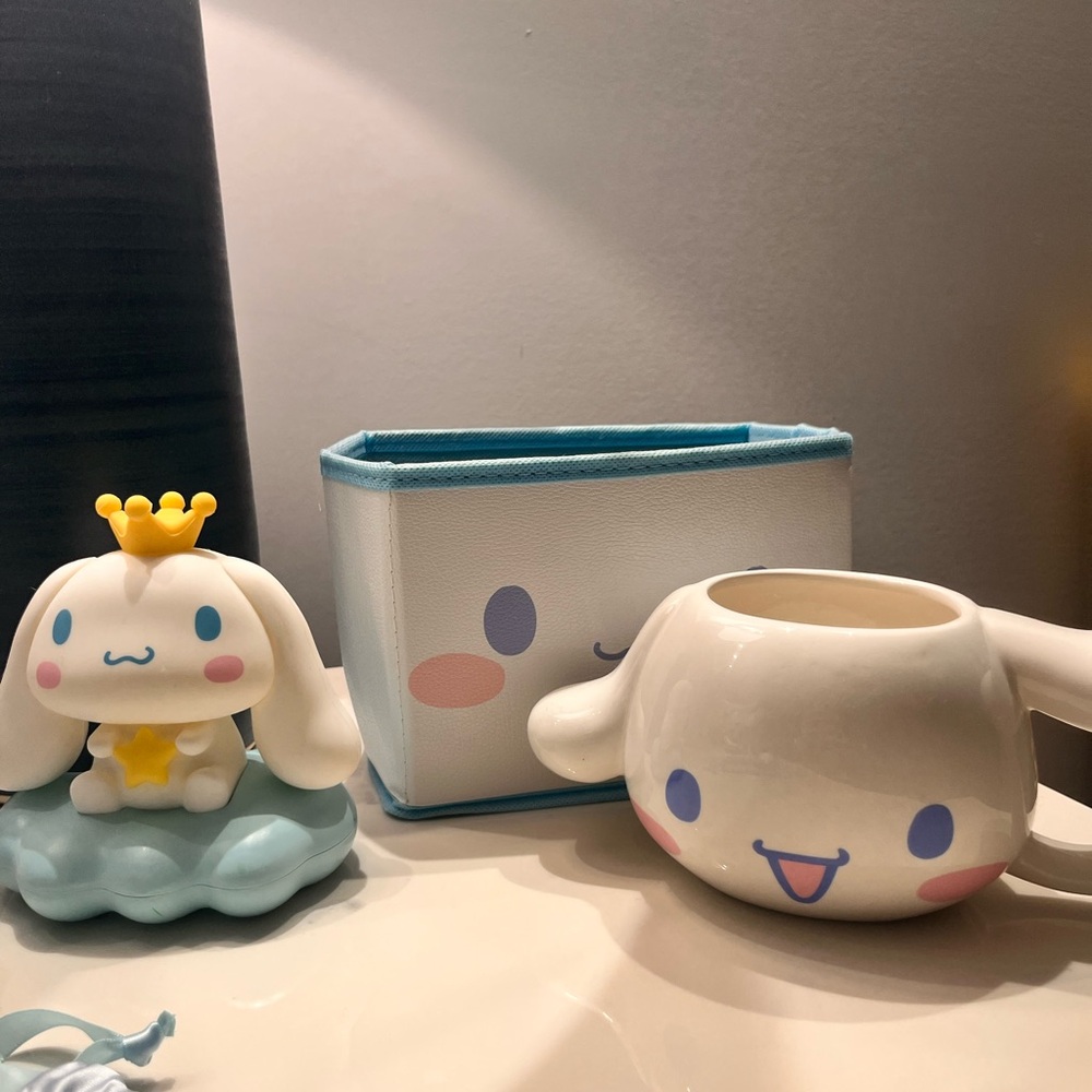 Cute Character Mug and Figurine Set